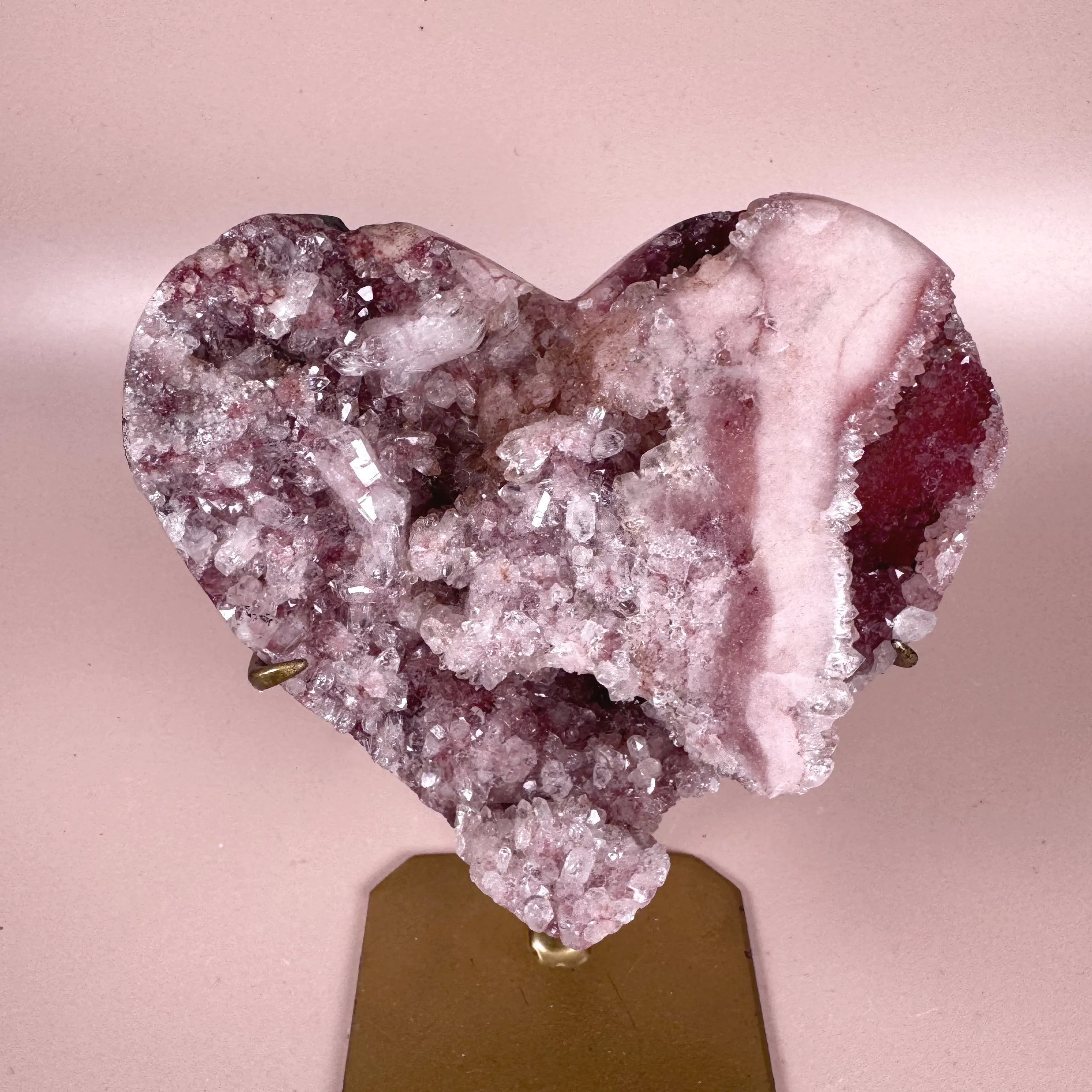 Esté Crystals crystal Rosie Pink Amethyst Heart
