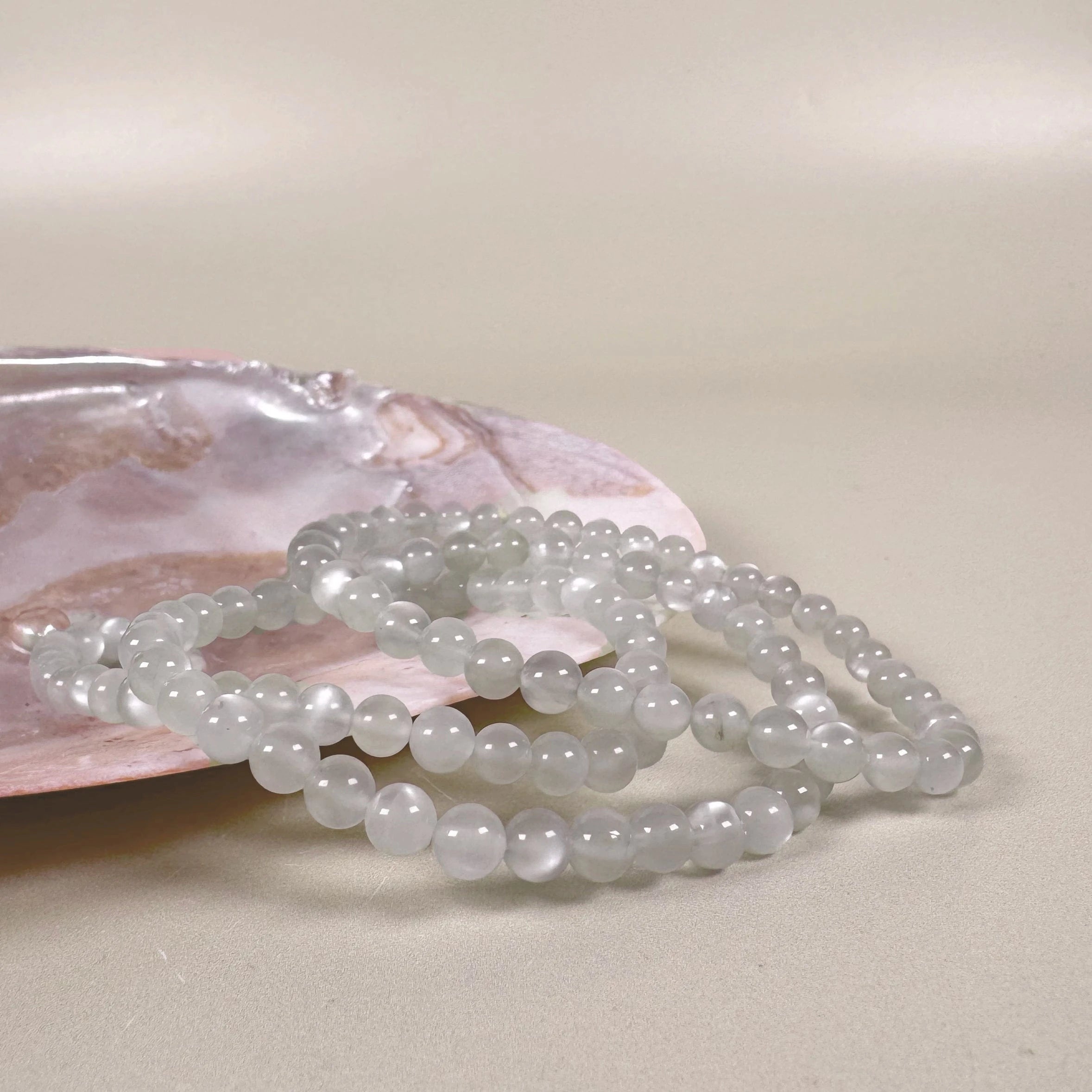 Esté Crystals crystal Sage Moonstone Bracelet