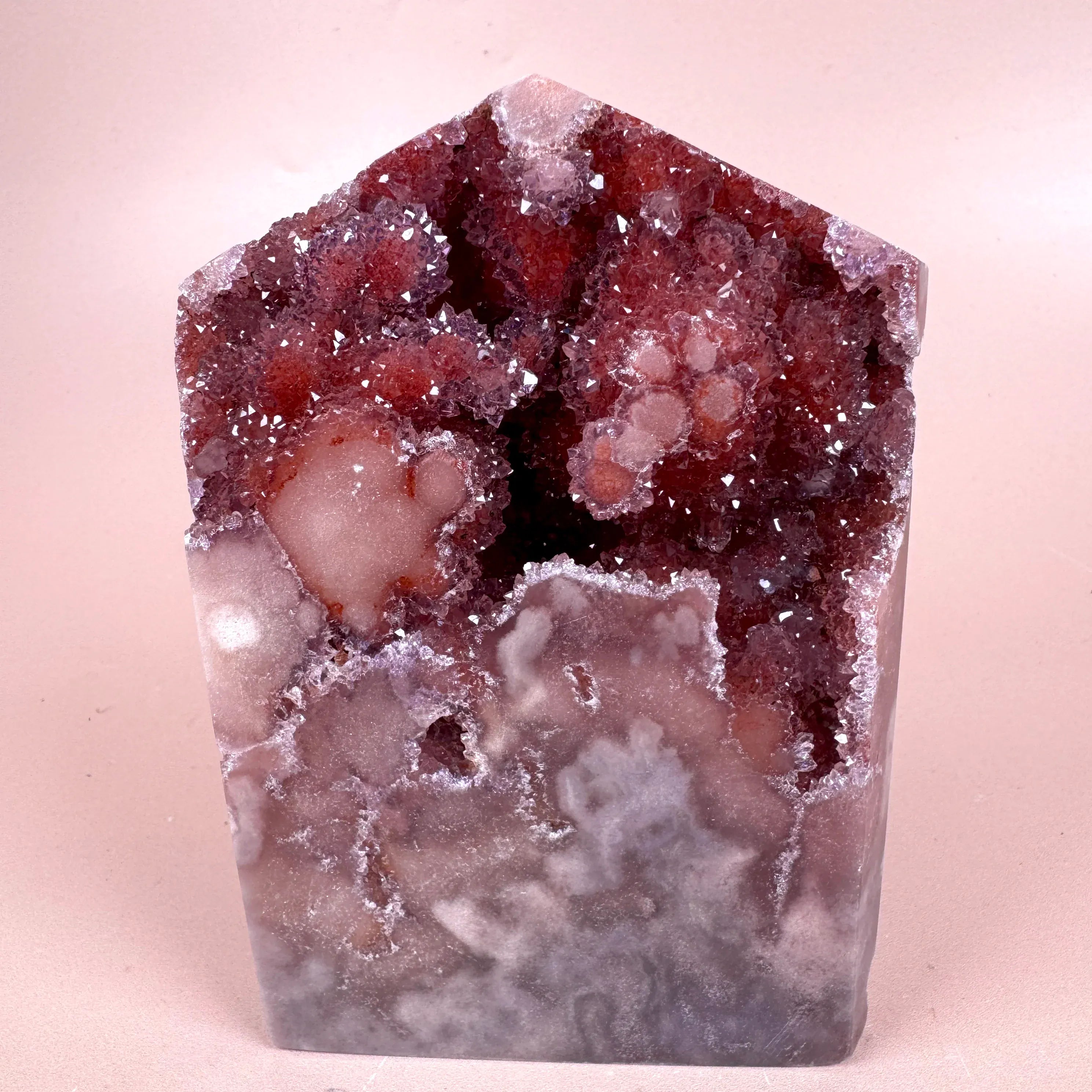 Esté Crystals crystal Sapphira Pink Amethyst Tower
