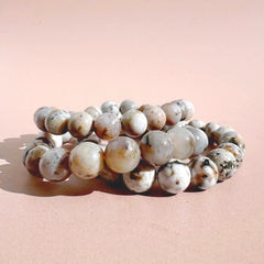 Esté Crystals crystal Sea Jasper Bracelet