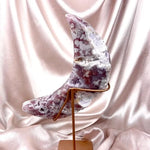 Esté Crystals crystal Selena Pink Amethyst Moon with Stand