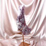 Esté Crystals crystal Selena Pink Amethyst Moon with Stand