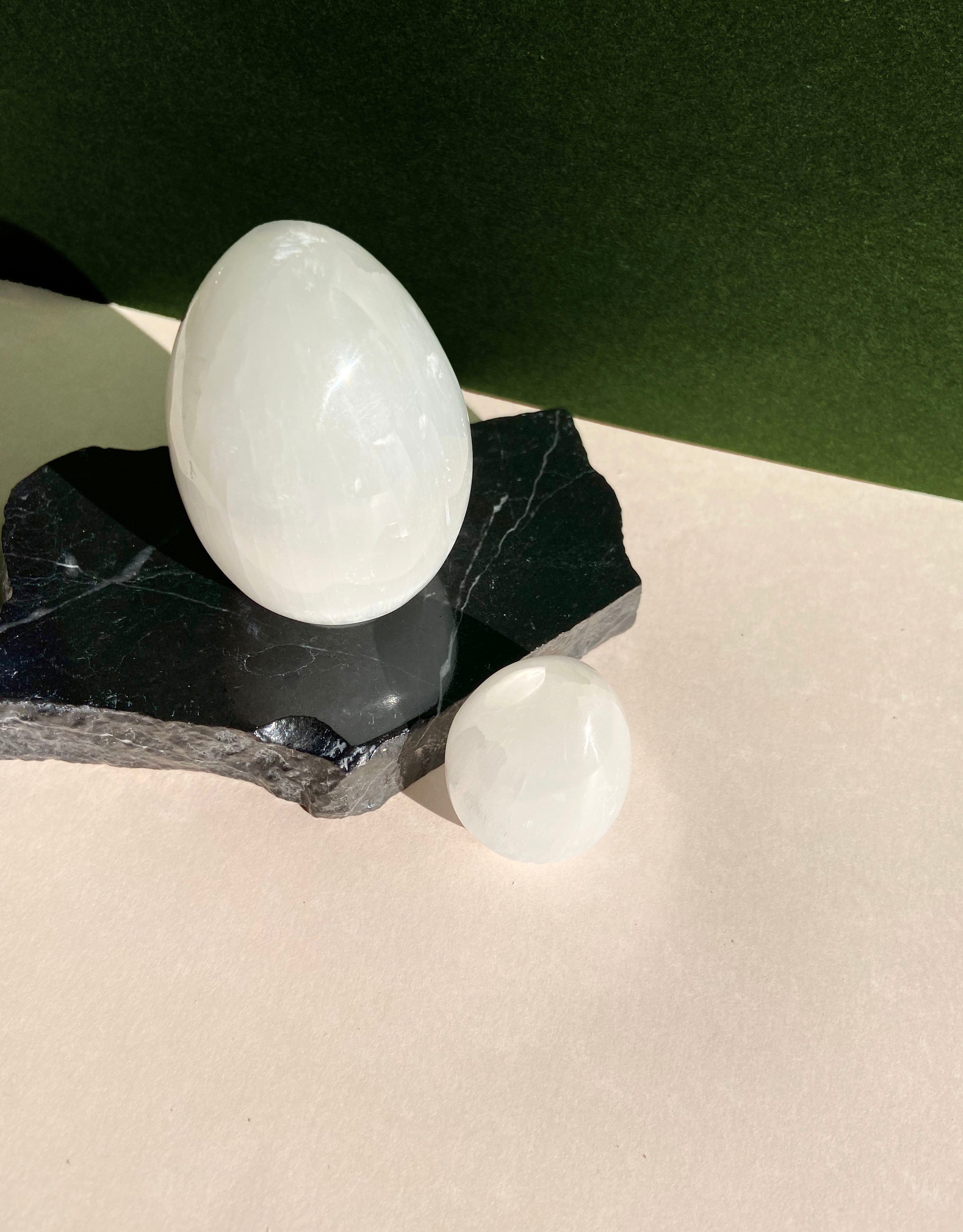 Esté Crystals crystal Selenite Crystal Eggs