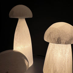 Esté Crystals crystal Selenite Mushroom Lamps