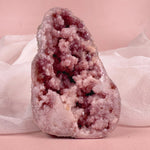 Esté Crystals crystal Self Standing Red Pink Amethyst Jasper Freeform