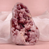 Esté Crystals crystal Self Standing Red Pink Amethyst Jasper Freeform