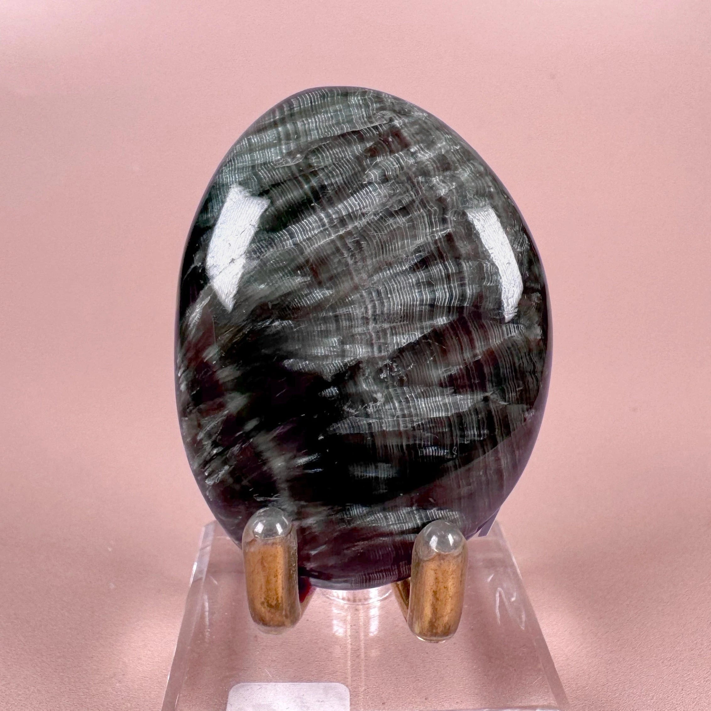 Esté Crystals crystal Seraphinite Palm Stone