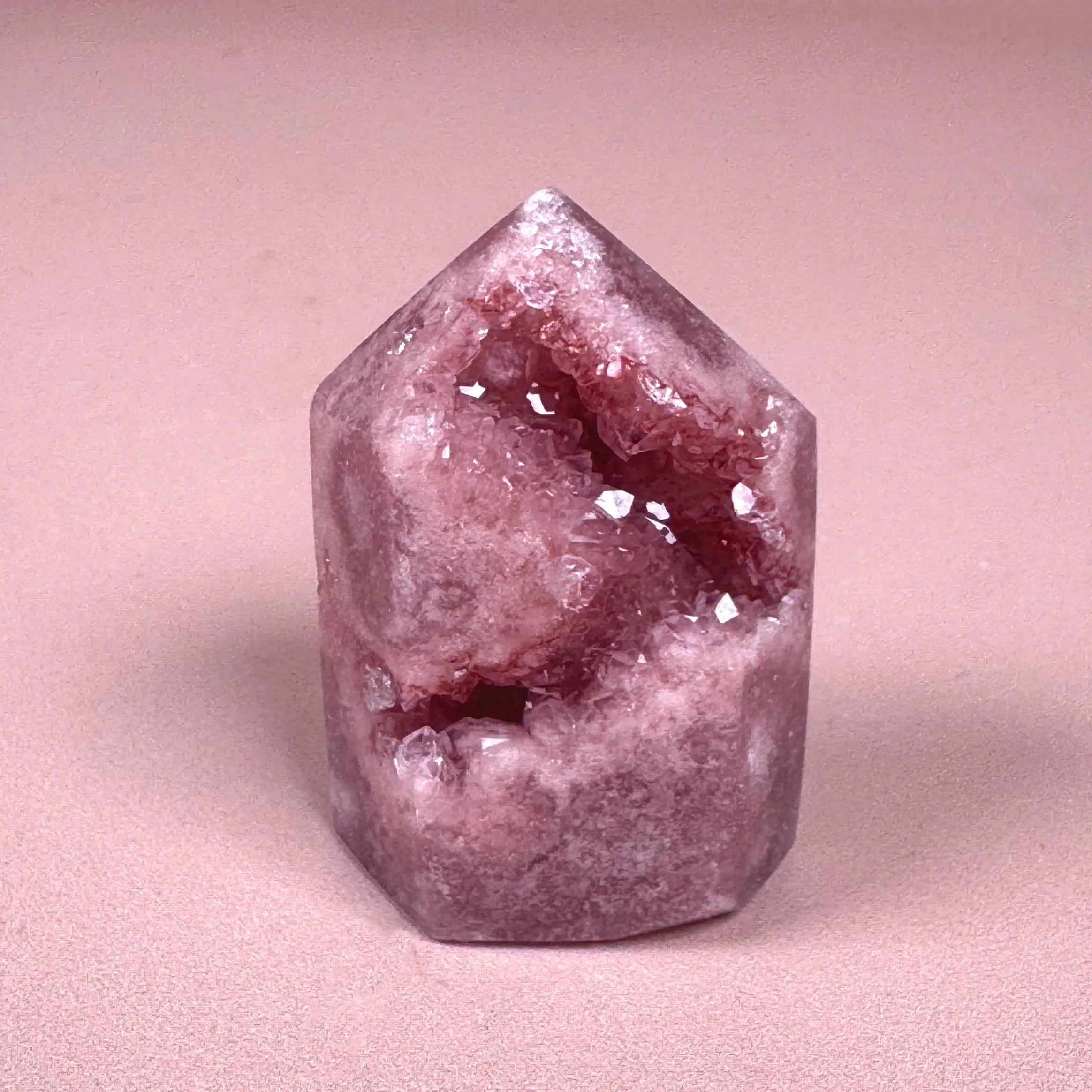 Esté Crystals crystal Shirley Pink Amethyst Tower