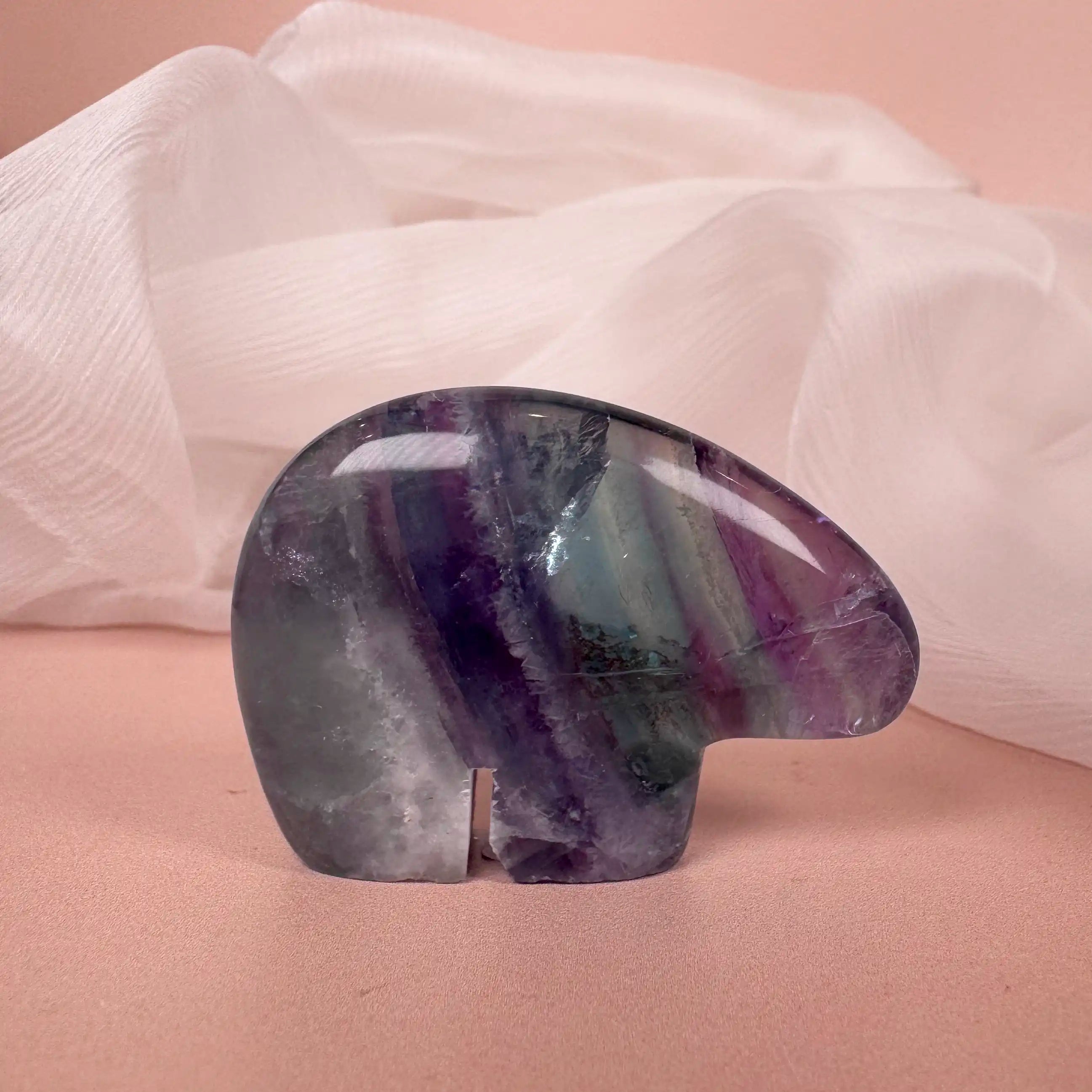Esté Crystals crystal Small Fluorite Zuni Bear