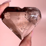 Esté Crystals crystal Smoky Quartz Faceted Heart