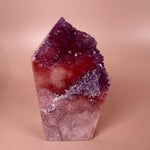 Esté Crystals crystal Sonara Berry Pink Amethyst Tower