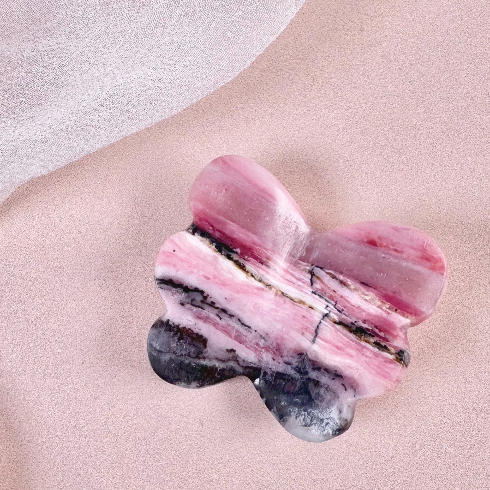 Esté Crystals crystal Strawberry Opal Butterfly