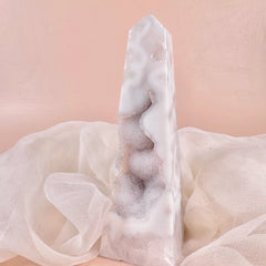 Esté Crystals crystal Sugar Druzy Agate Tower