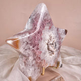 Esté Crystals crystal Sugar Druzy Ombré Pink Agate Star