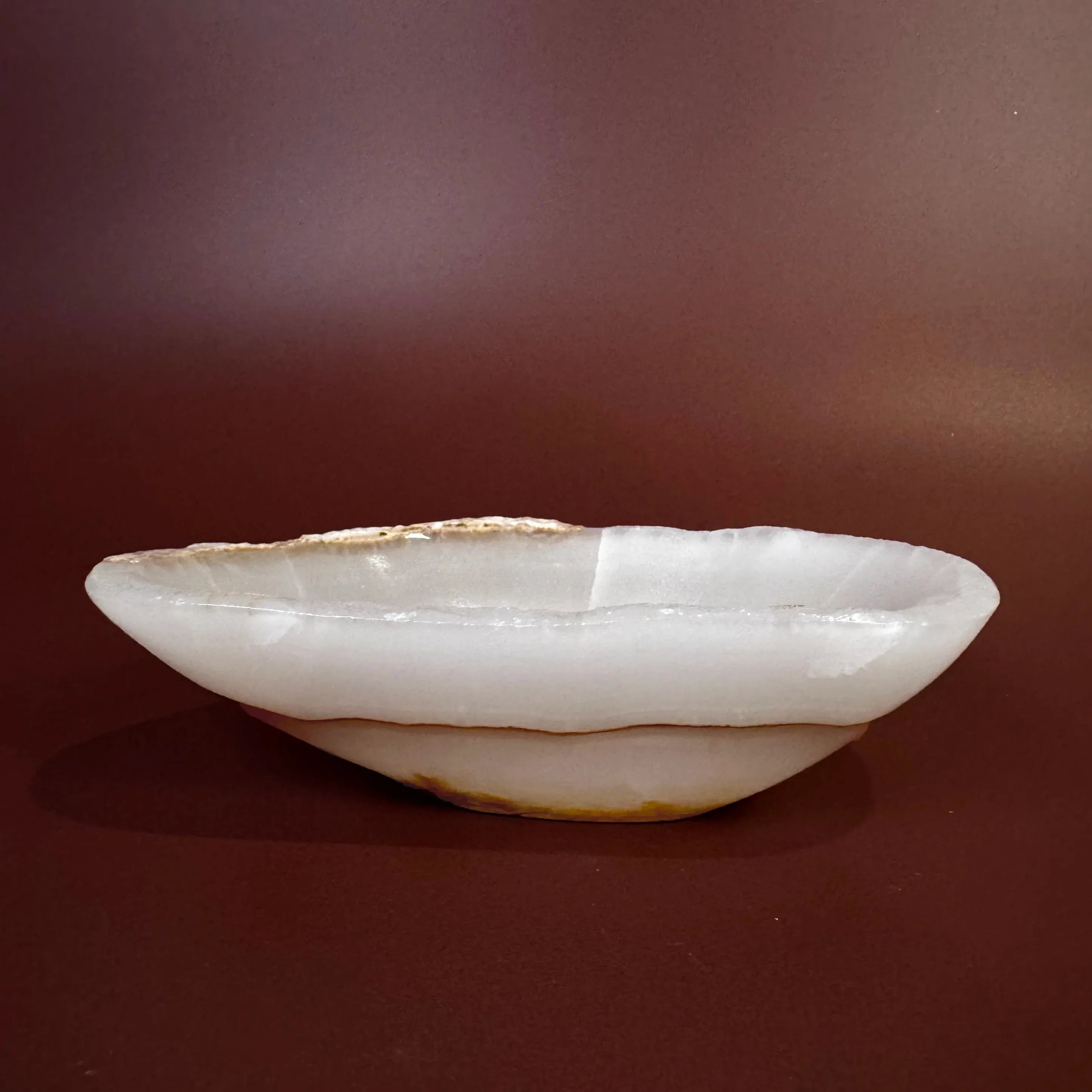 Esté Crystals crystal White Onyx Bowl