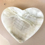 Esté Crystals crystal White Onyx Heart Bowls