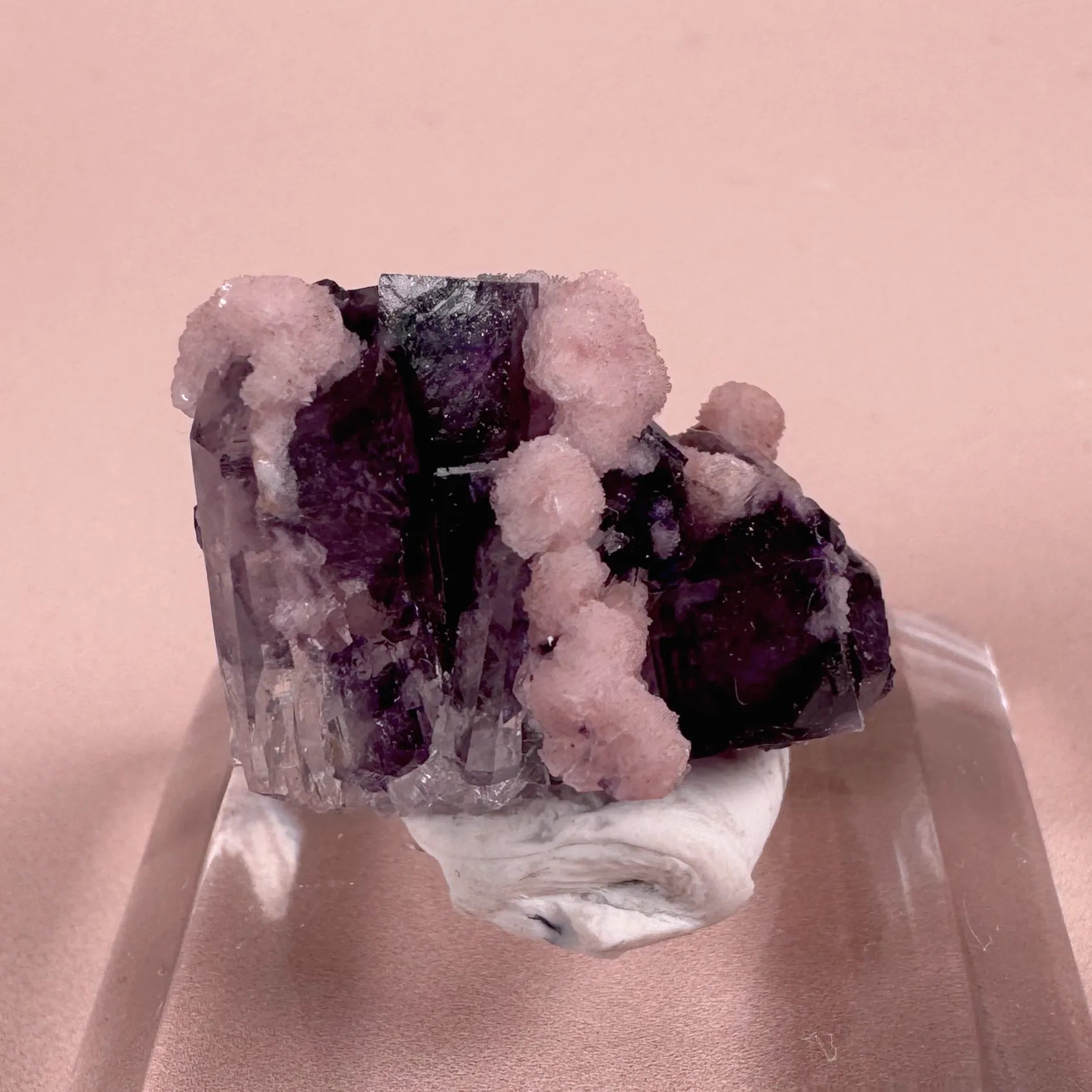 Esté Crystals crystal YGX Fluorite x Rhodochrosite Specimen
