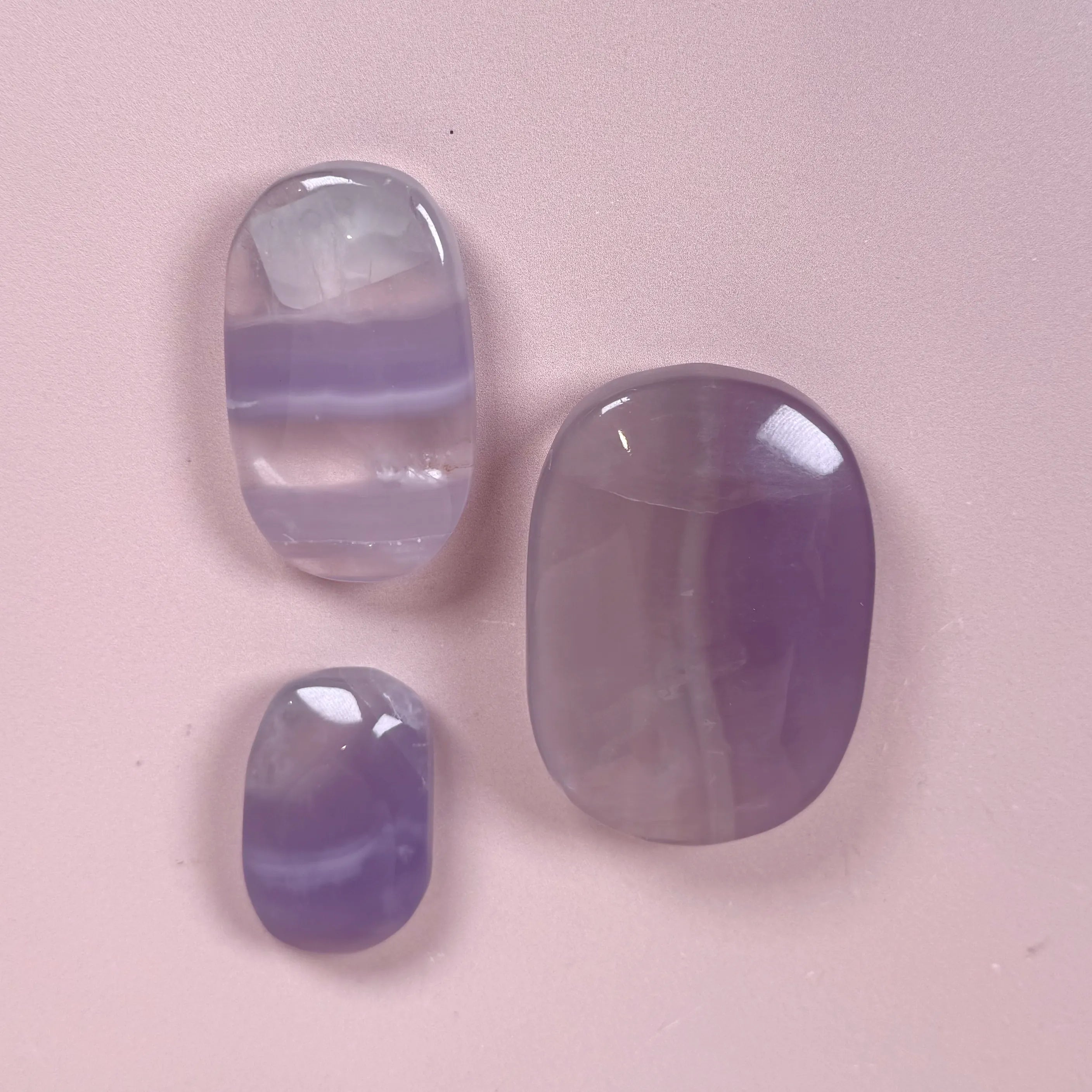 Esté Crystals crystal Yttrium Lavender Fluorite Palms
