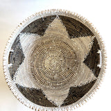 Esté Crystals home decor Large Flat Top Woven Basket