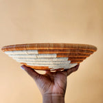 Esté Crystals home decor Rustic Tan Swirl Fruit Basket