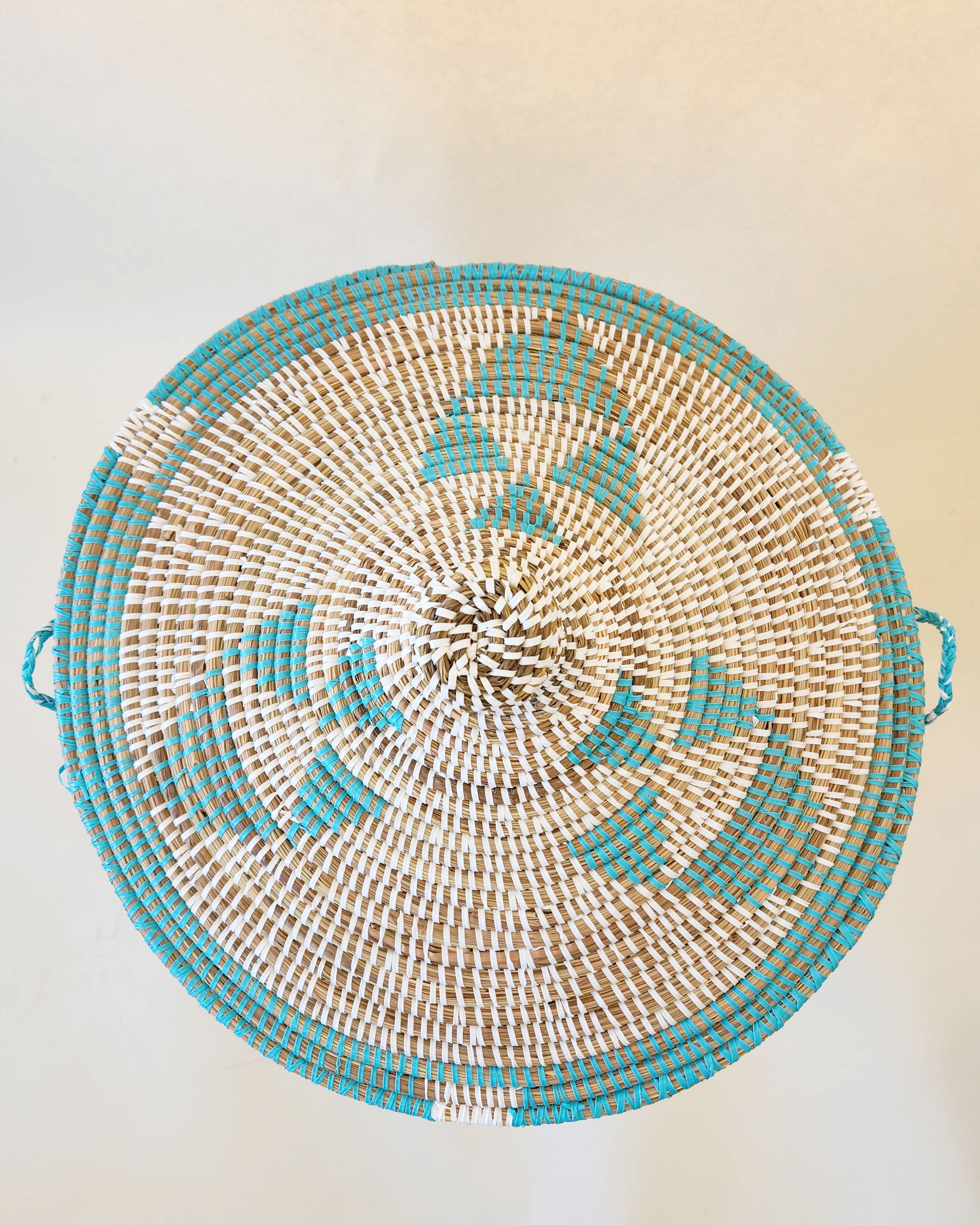 Esté Crystals home decor Turquoise Hamper Basket