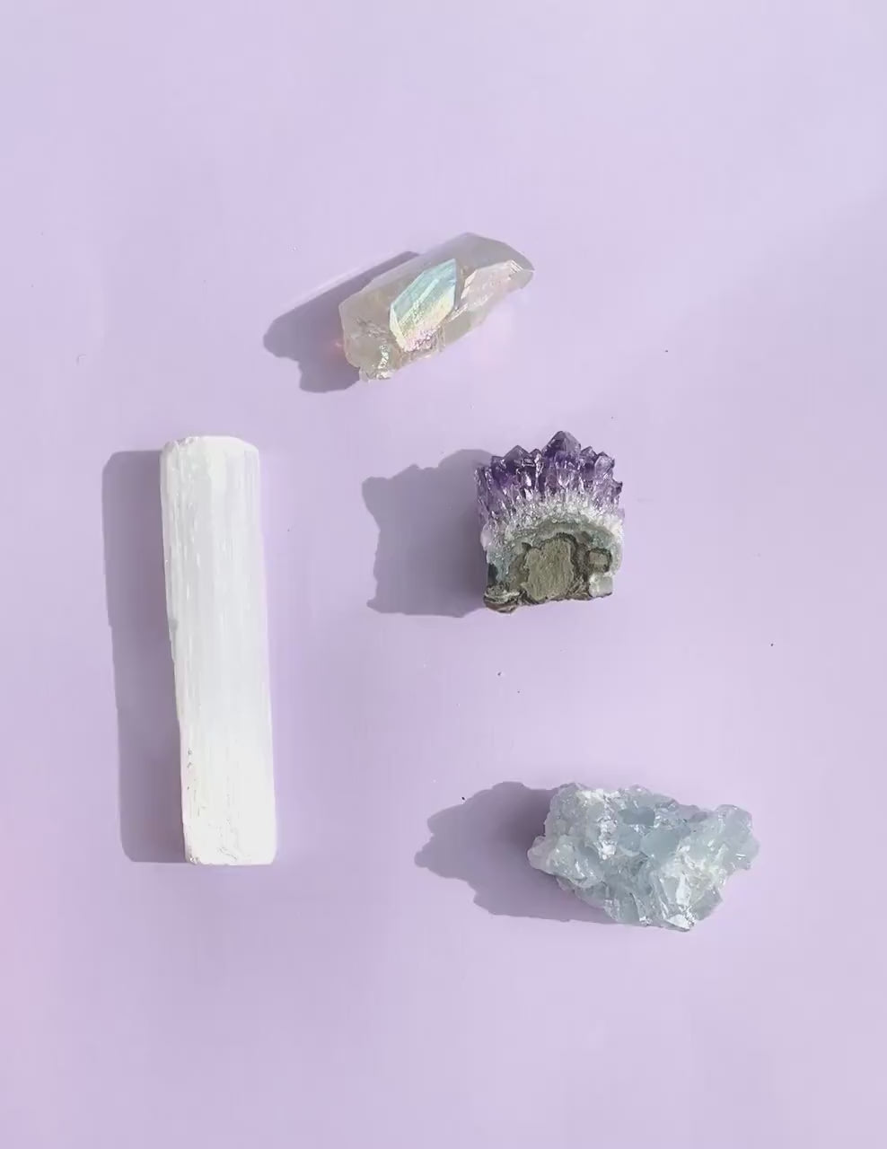 Chill Out Crystal Kit | Relaxation Crystal Kit | Calming Crystals for Sleep | Crystal Kit | Crystal Healing| Stress Relief Kit | Sleep Kit