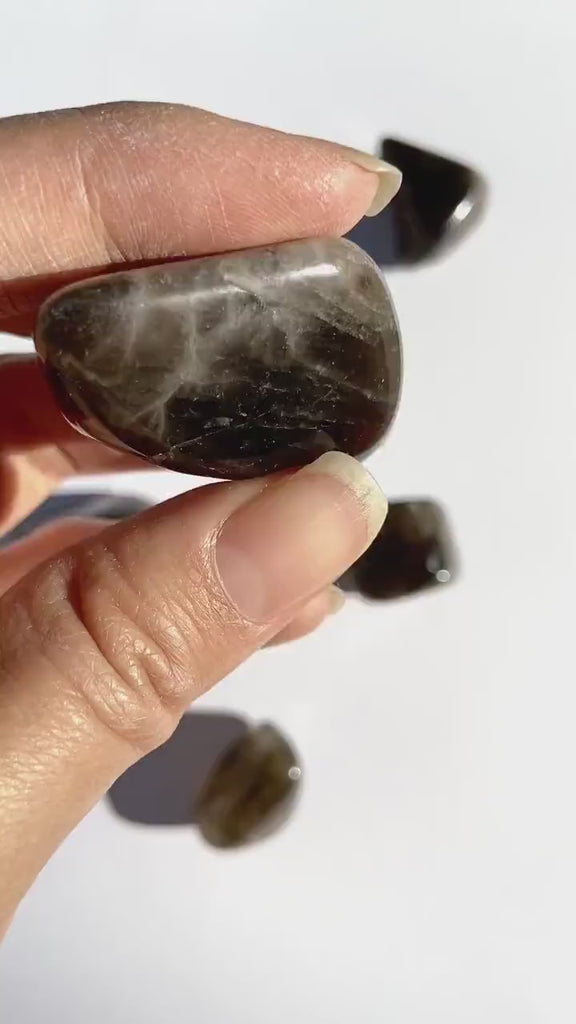 Smoky Quartz Tumble Stone | Smoky Quartz Crystal | Crystals for Grounding | Crystal Healing | Tumbled Crystals |Pocket Crystals|Root Chakra