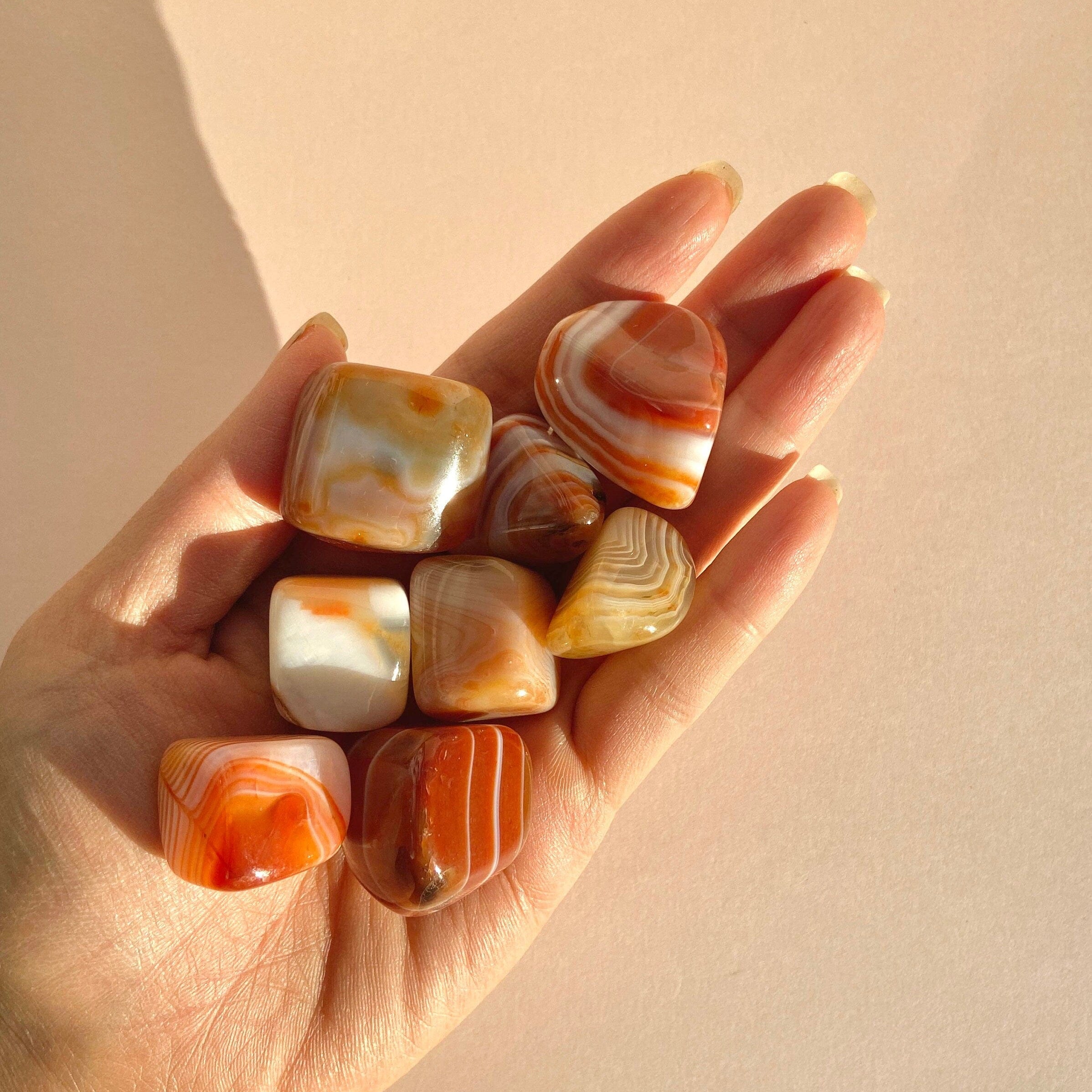 Esté Crystals crystal Carnelian Tumbled Stones