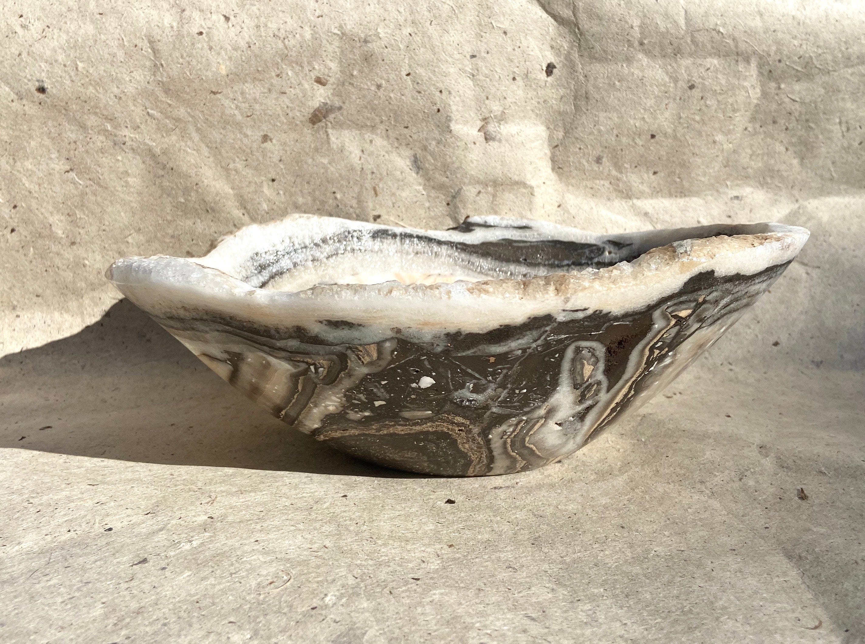 Esté Crystals crystal Chocolate Onyx Bowl