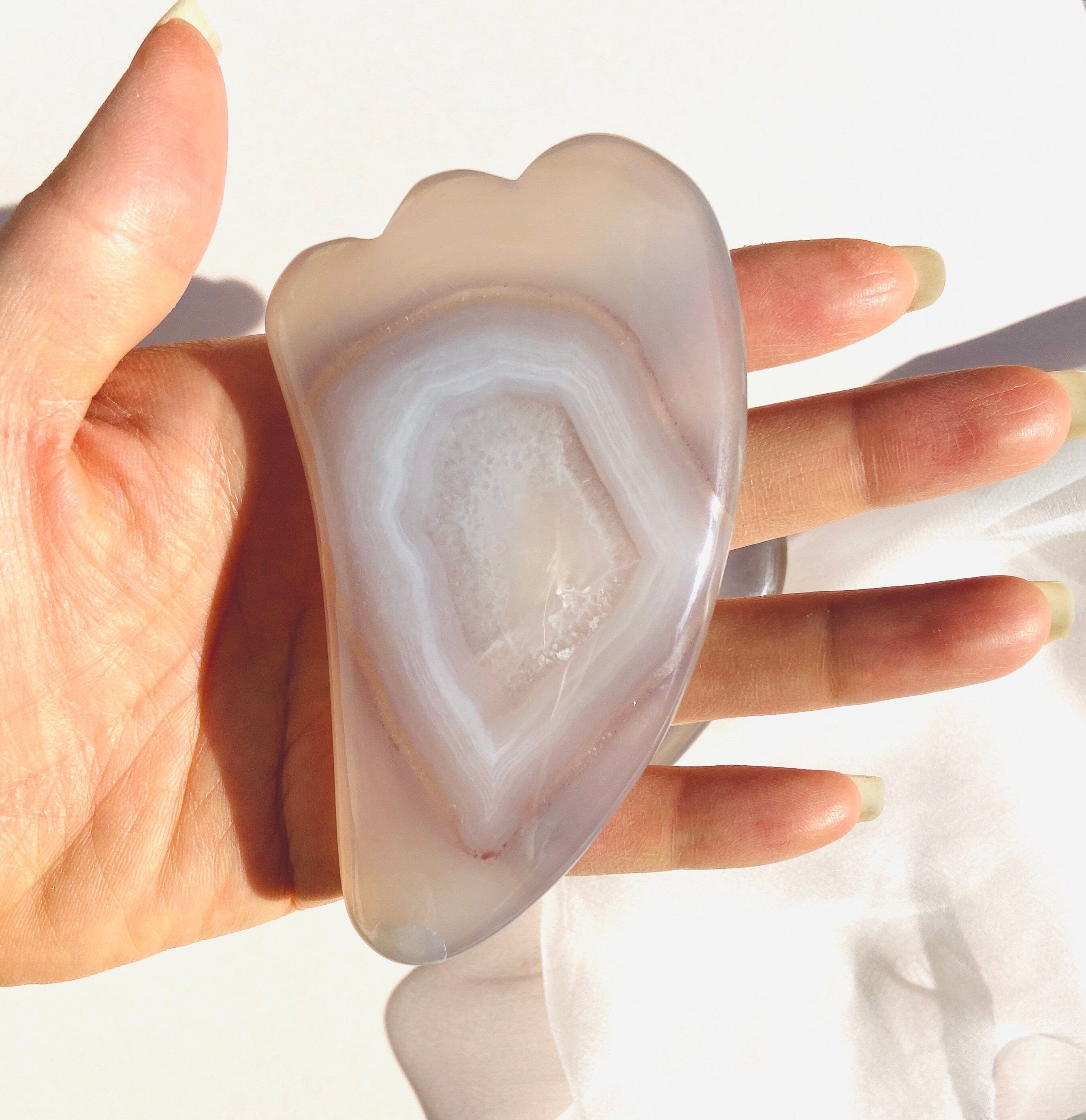 Esté Crystals crystal Druzy Agate Gua Sha Stone