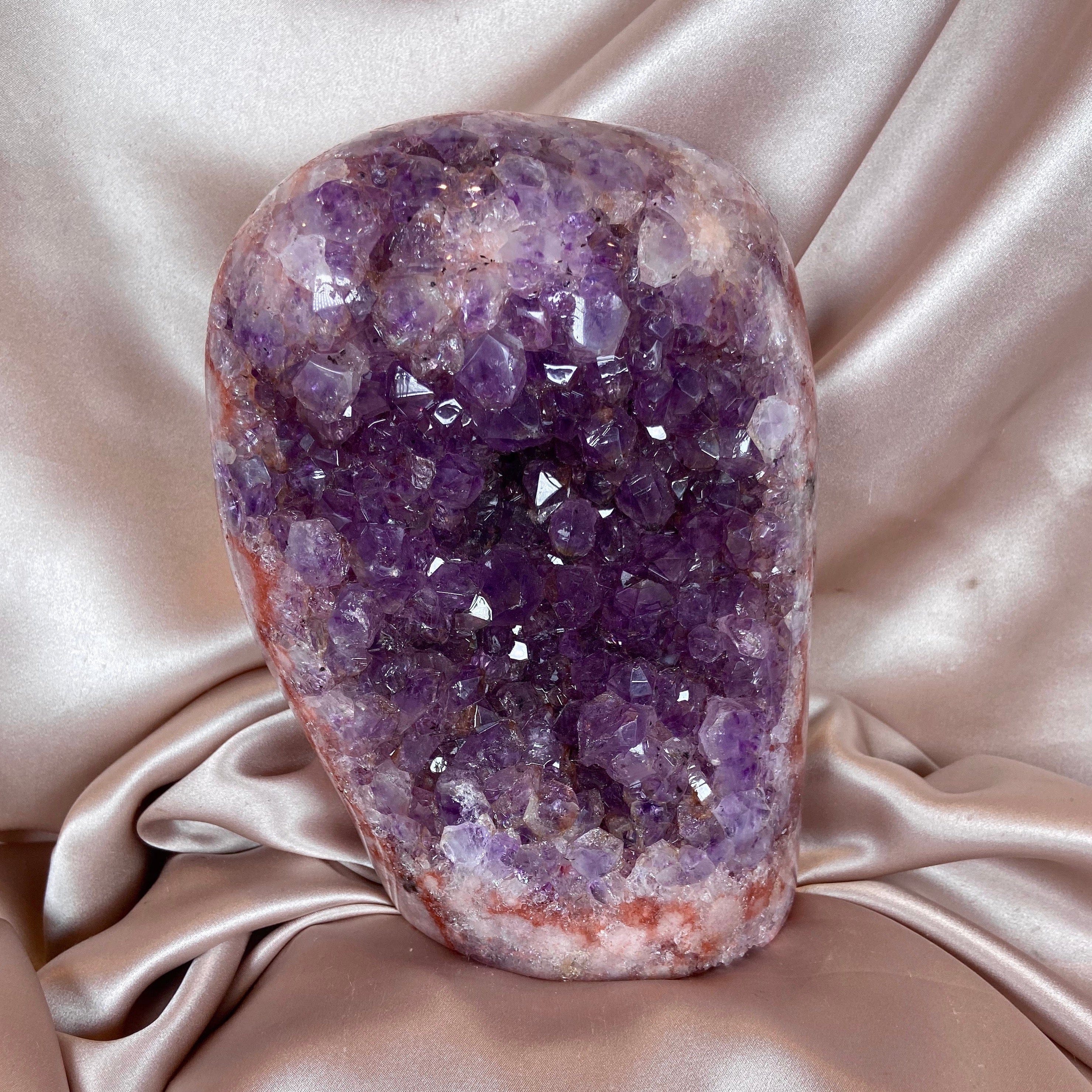 Esté Crystals crystal Large Pink Amethyst Freeform