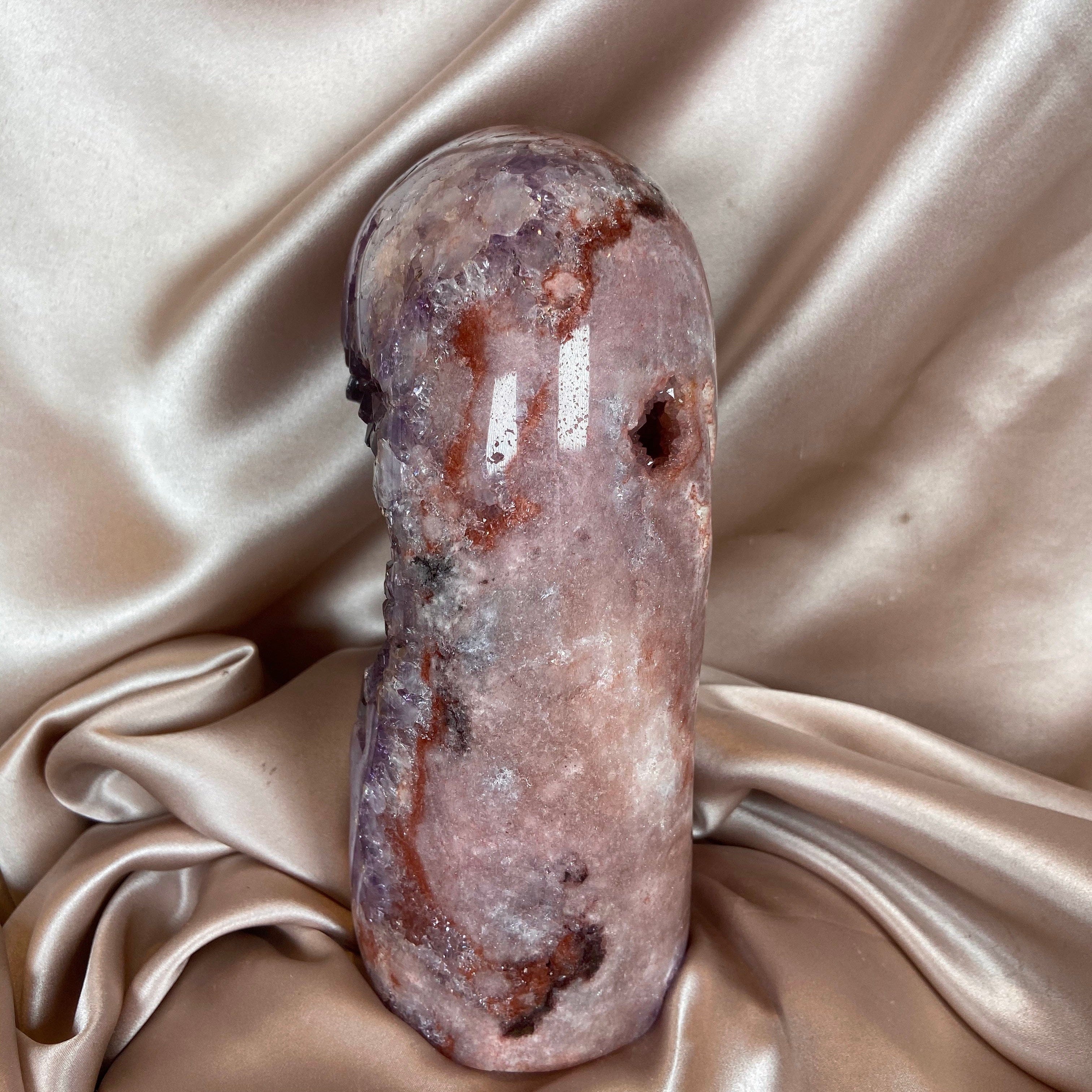 Esté Crystals crystal Large Pink Amethyst Freeform