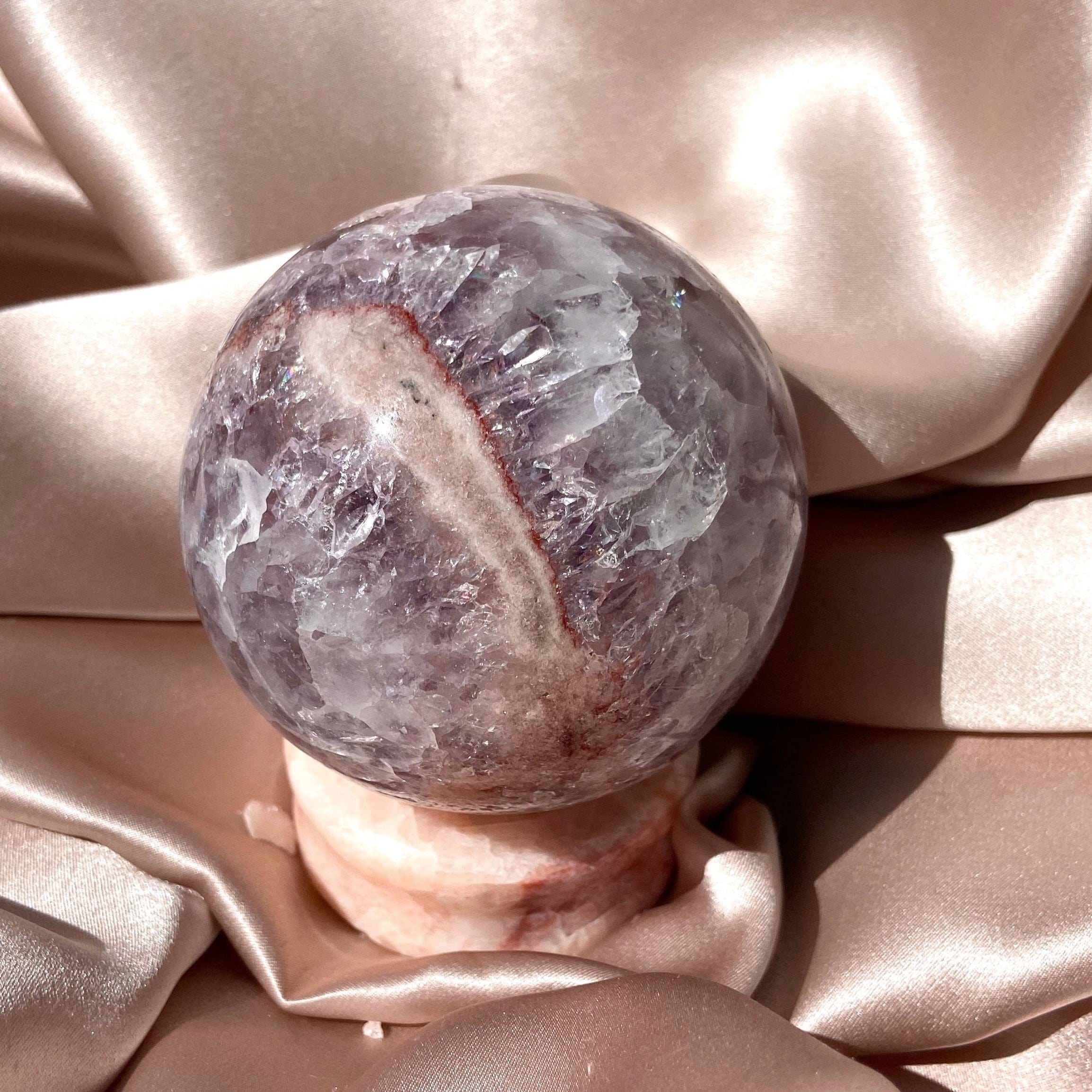 Esté Crystals crystal Pink Amethyst Sphere