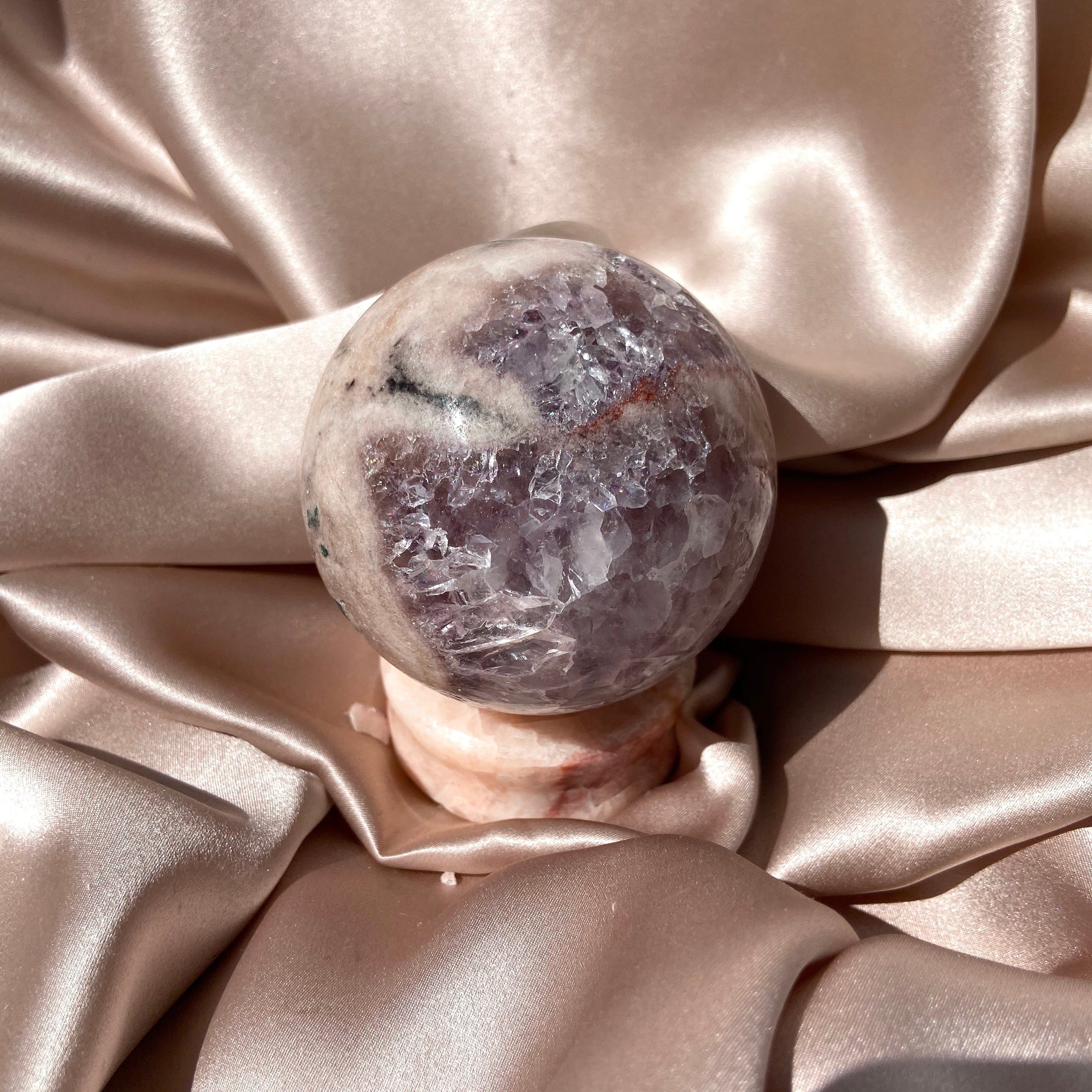 Esté Crystals crystal Pink Amethyst Sphere