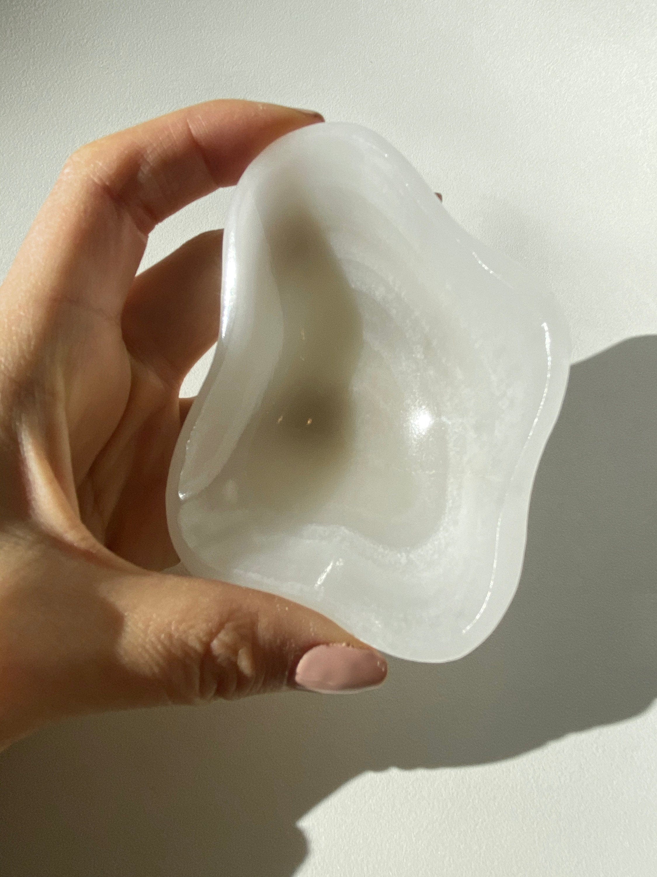 Esté Crystals crystal White Onyx Trinket Crystal Bowls